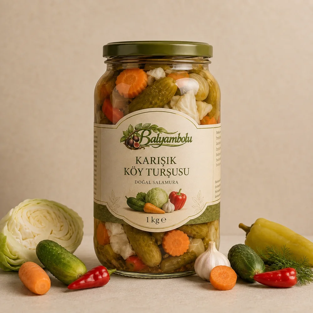 Karışık Köy Turşusu 1 kg